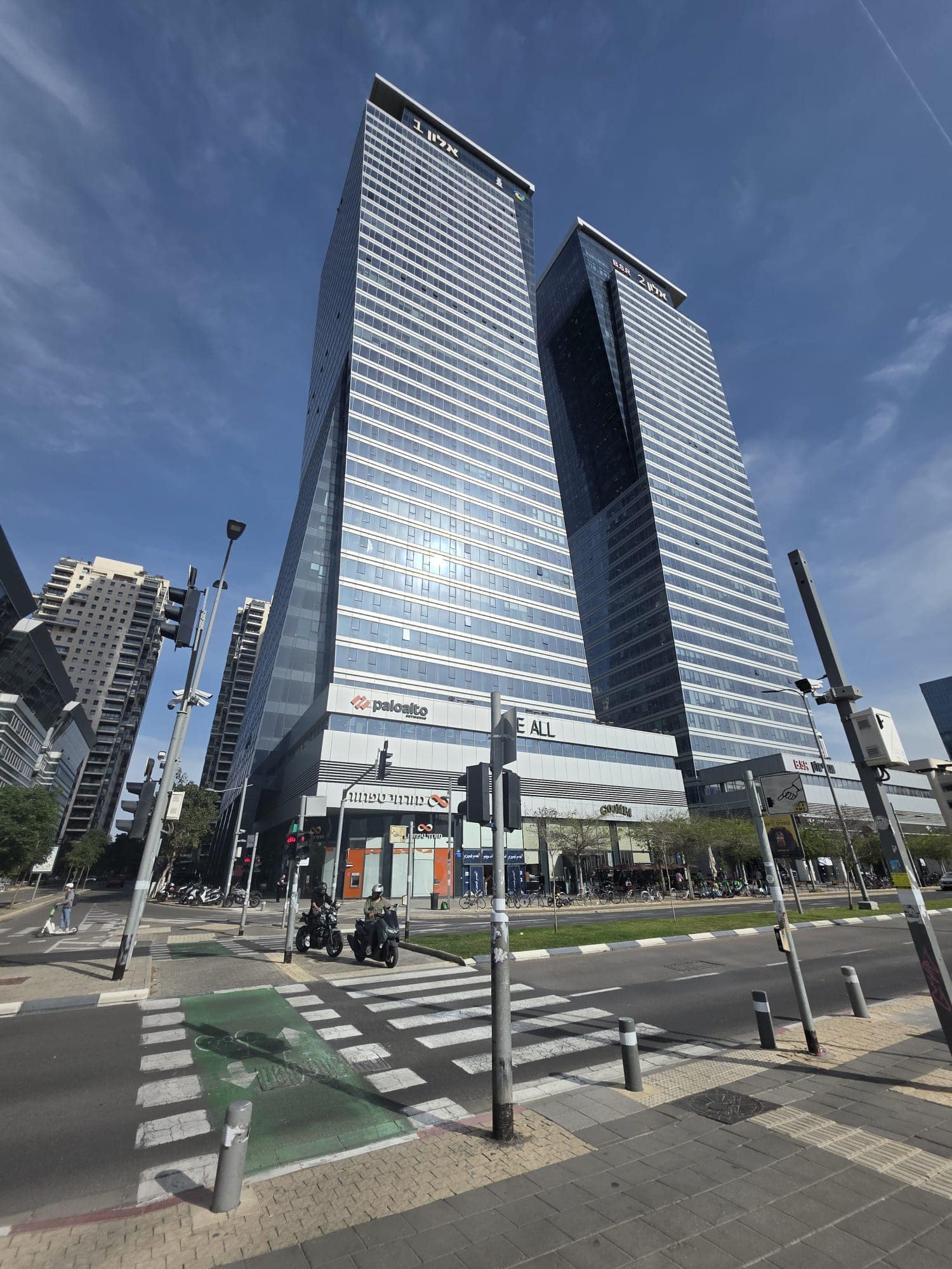 Alon Towers 1 and 2 office space for rent on Yigal Alon, Tel Aviv