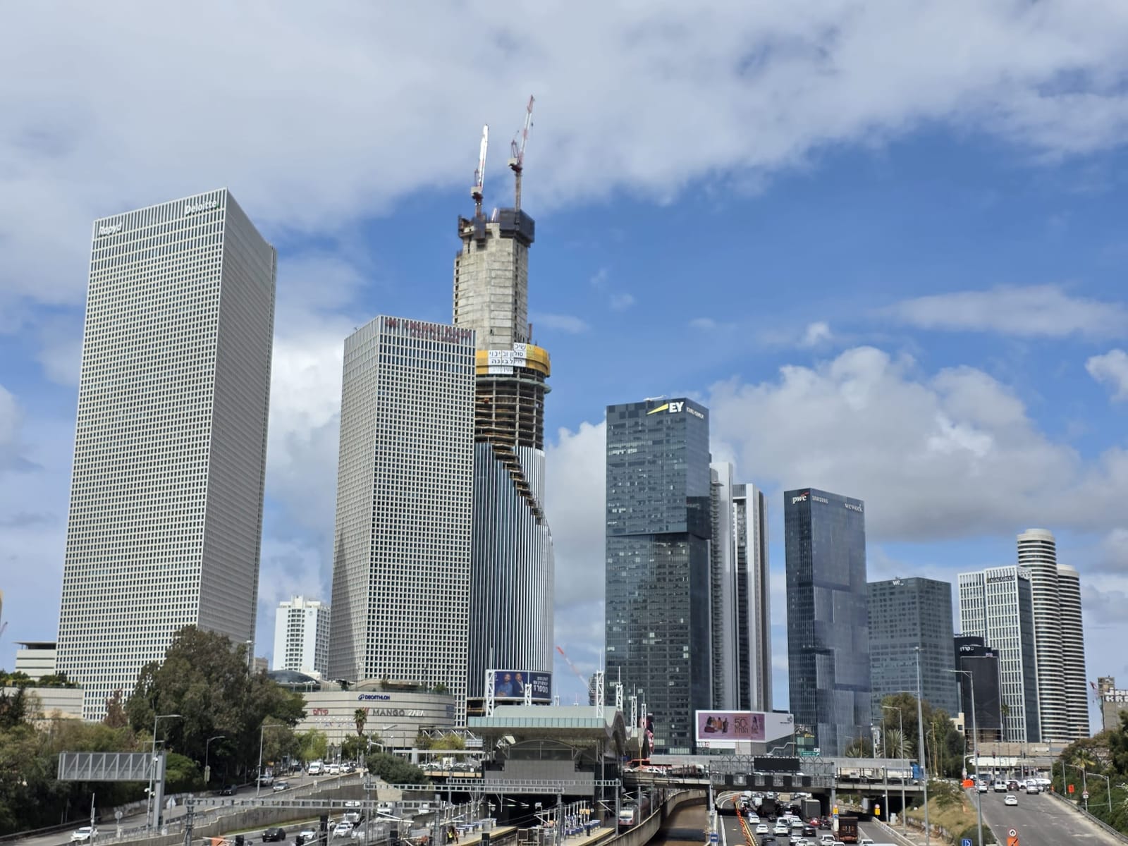 מתחם עזריאלי ומידטאון, מרכז העסקים של תל אביב